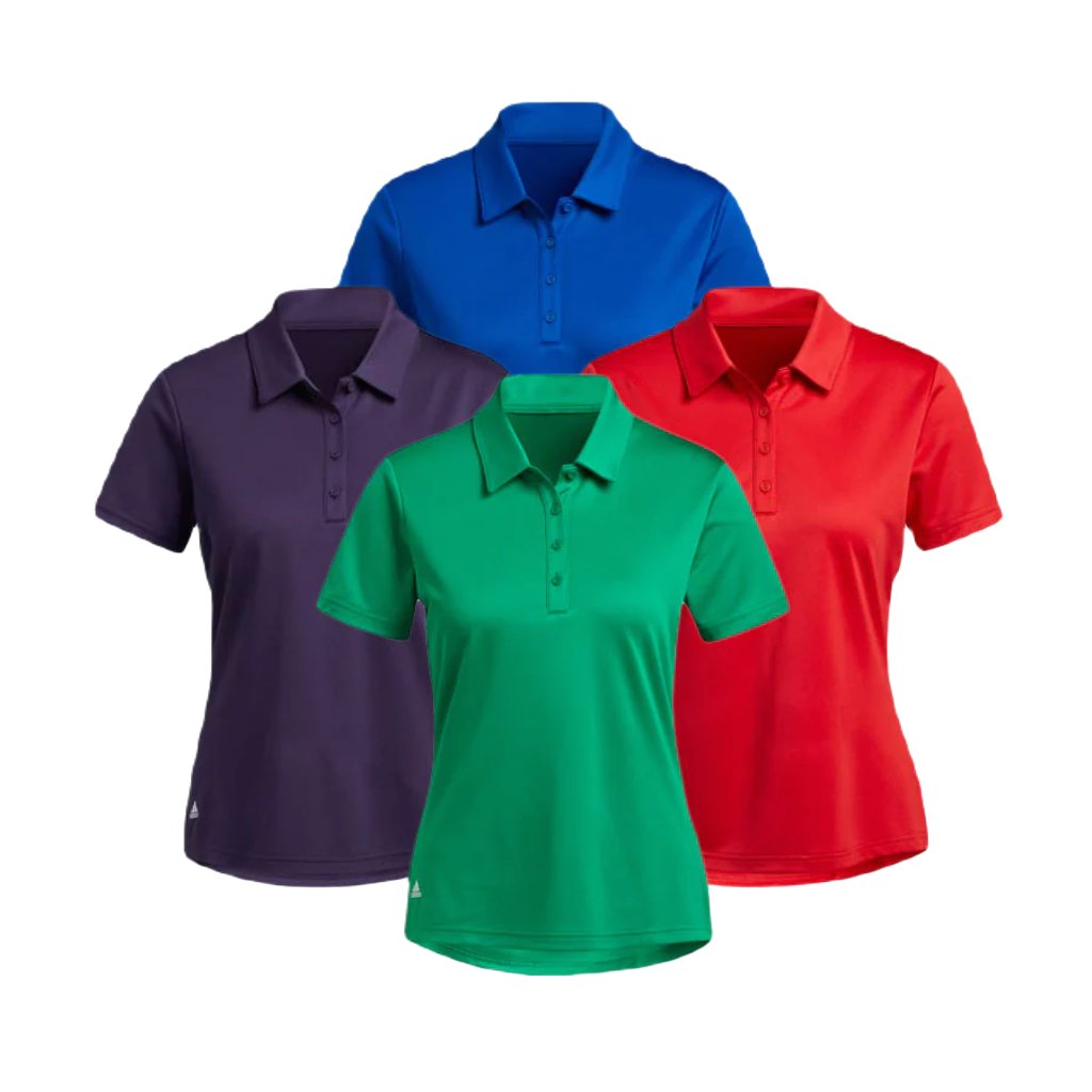 Adidas Women s Performance Golf Polo Red L