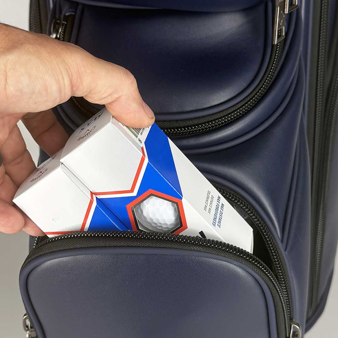 RevCore Lux Golf Cart Bag | 14 Way Velvet Lined Dividers