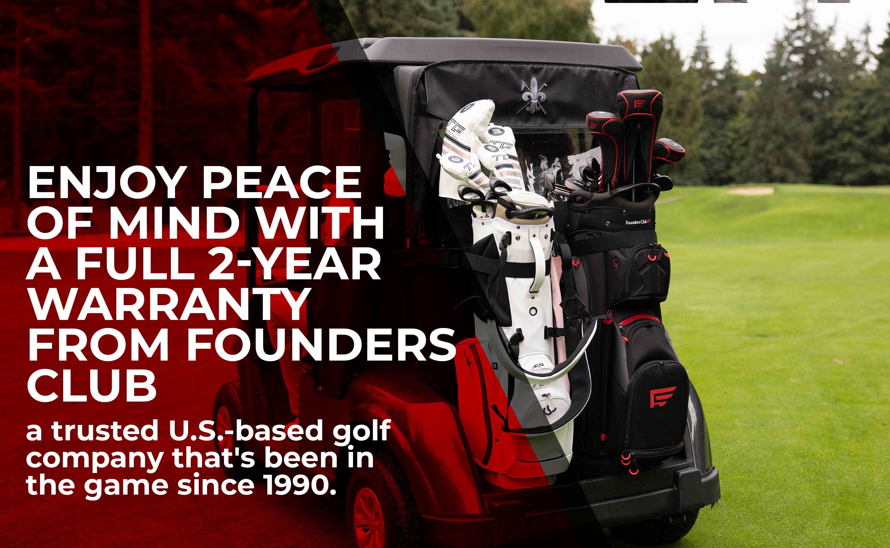 Founders Club Colorado 14 Way Full Length Divider Golf Cart Bag