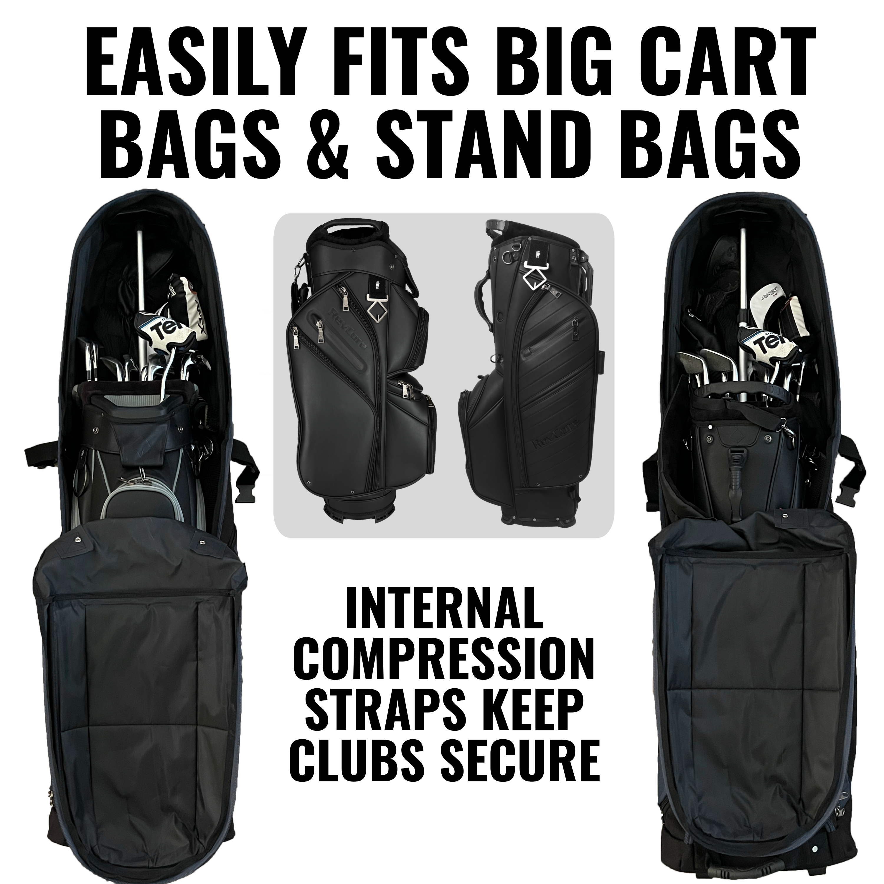 Enforcer Golf Travel Bag | Unrivaled Hard Top Durability
