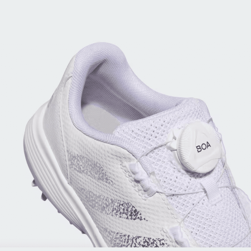 Adidas Junior's Codechaos 22 BOA Golf Shoes - White
