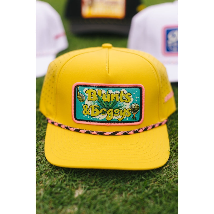 Electric Lettuce Mustard Patch Golf Hat