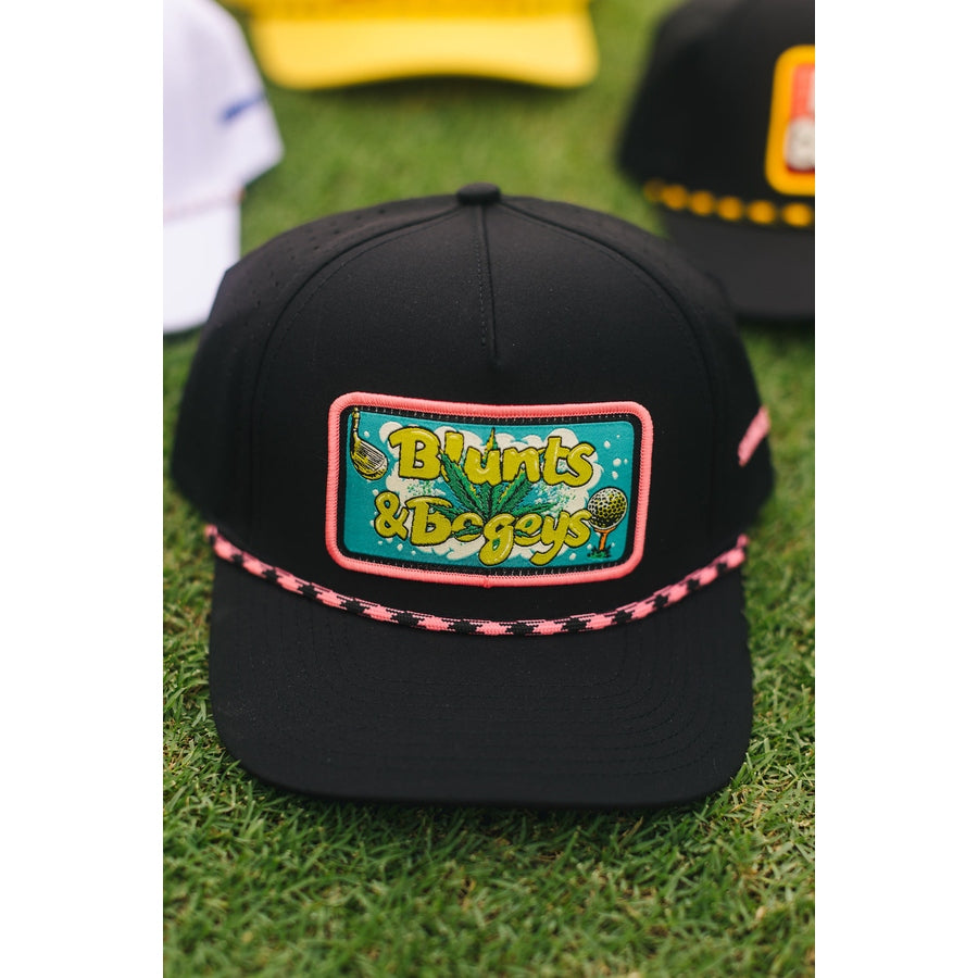 Electric Lettuce Black Rope Patch Golf Hat