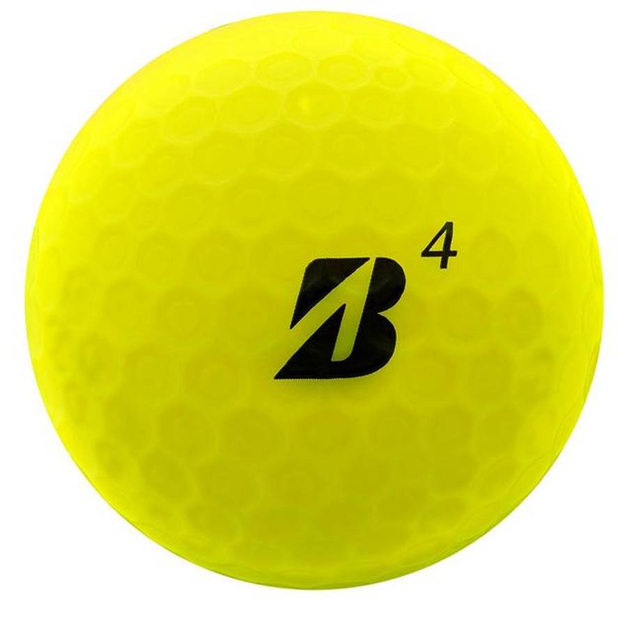 2 Dozen Bridgestone e12 Straight Yellow Golf Balls - Logo Overrun
