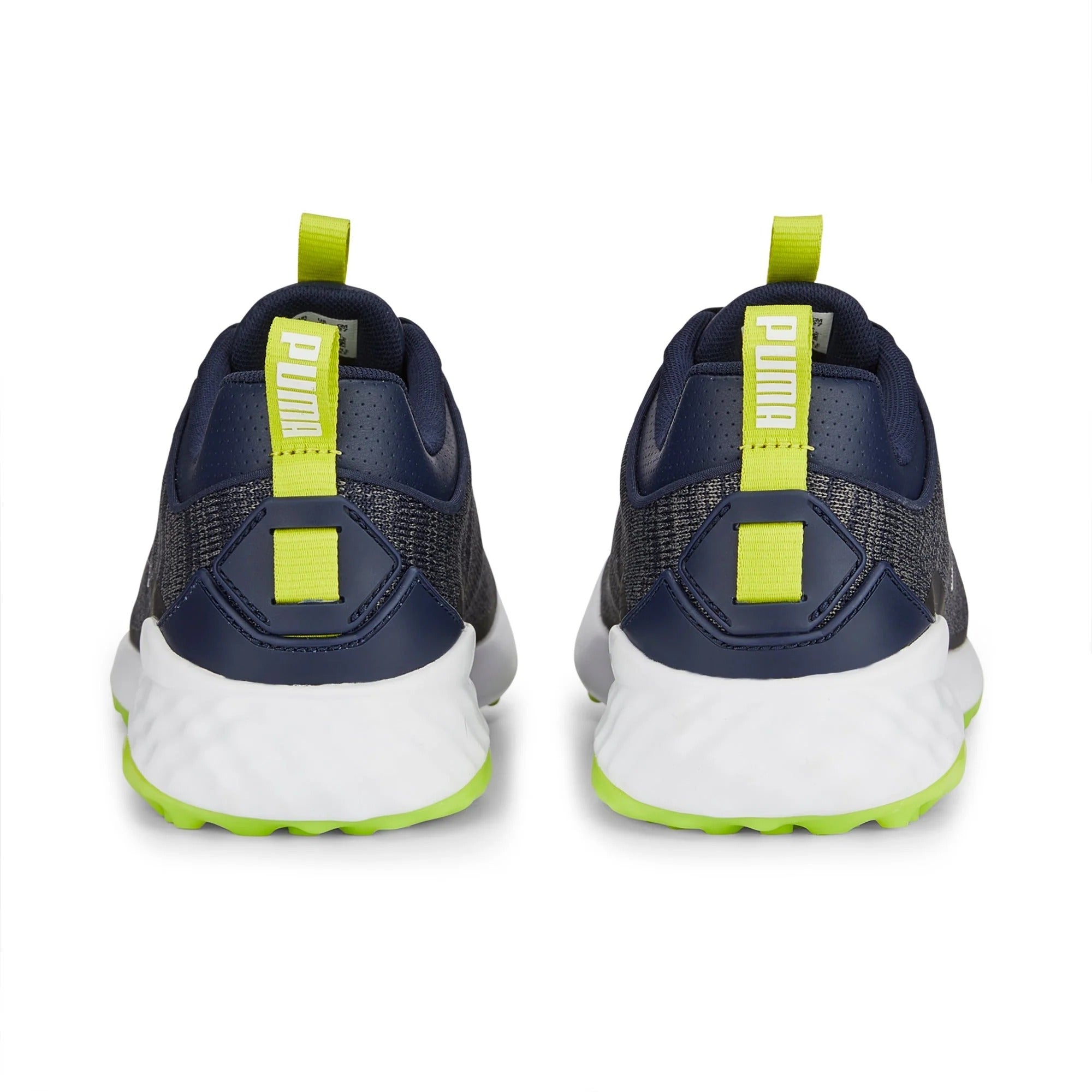 Puma FUSION PRO Spikeless Golf Shoes - Navy/Green
