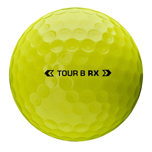 1 Dozen (12) Bridgestone Tour B RX Mindset Limited Yellow Golf Balls