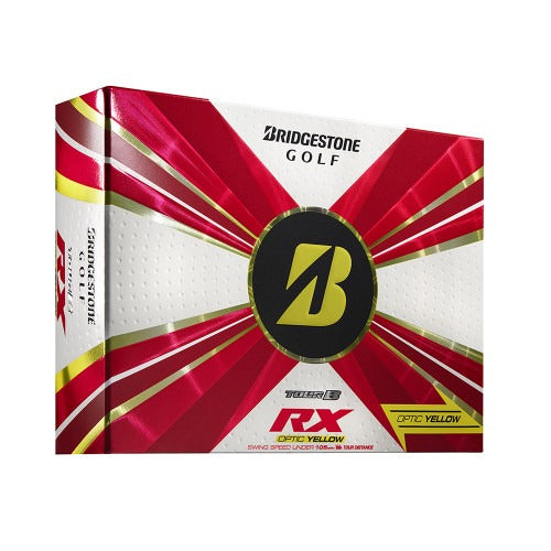 1 Dozen (12) Bridgestone Tour B RX Yellow Bulk Golf Balls - Prior Generation