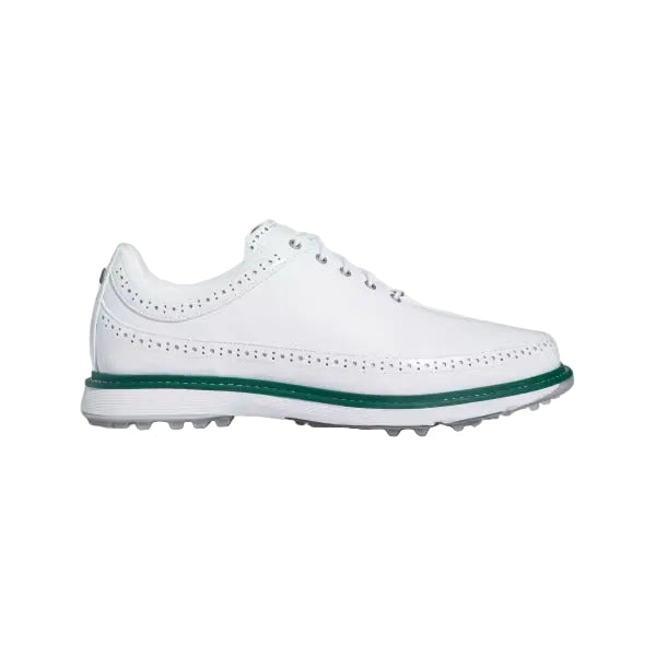 Adidas Unisex MC80 Spikeless Golf Shoes - White/Green