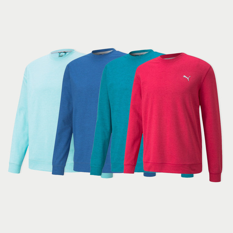 Puma cloudspun golf crewneck Clearance