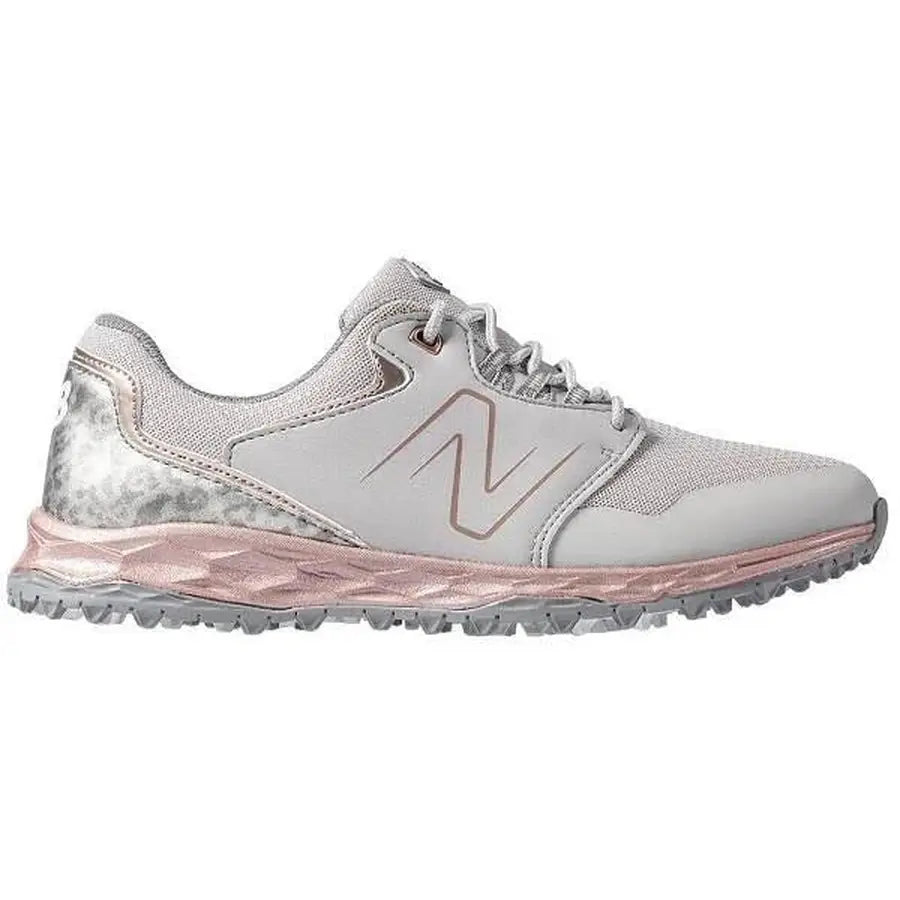 New Balance Ladies Fresh Foam Golf Shoes Grey Rose