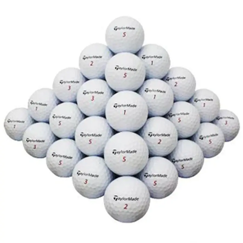 60 TaylorMade Mix White Golf Balls - Recycled