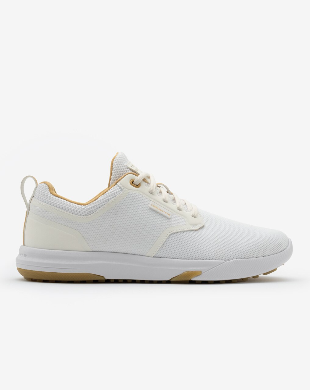 Travis Mathew The Daily Pro Hybrid Golf Shoe - White/Gum