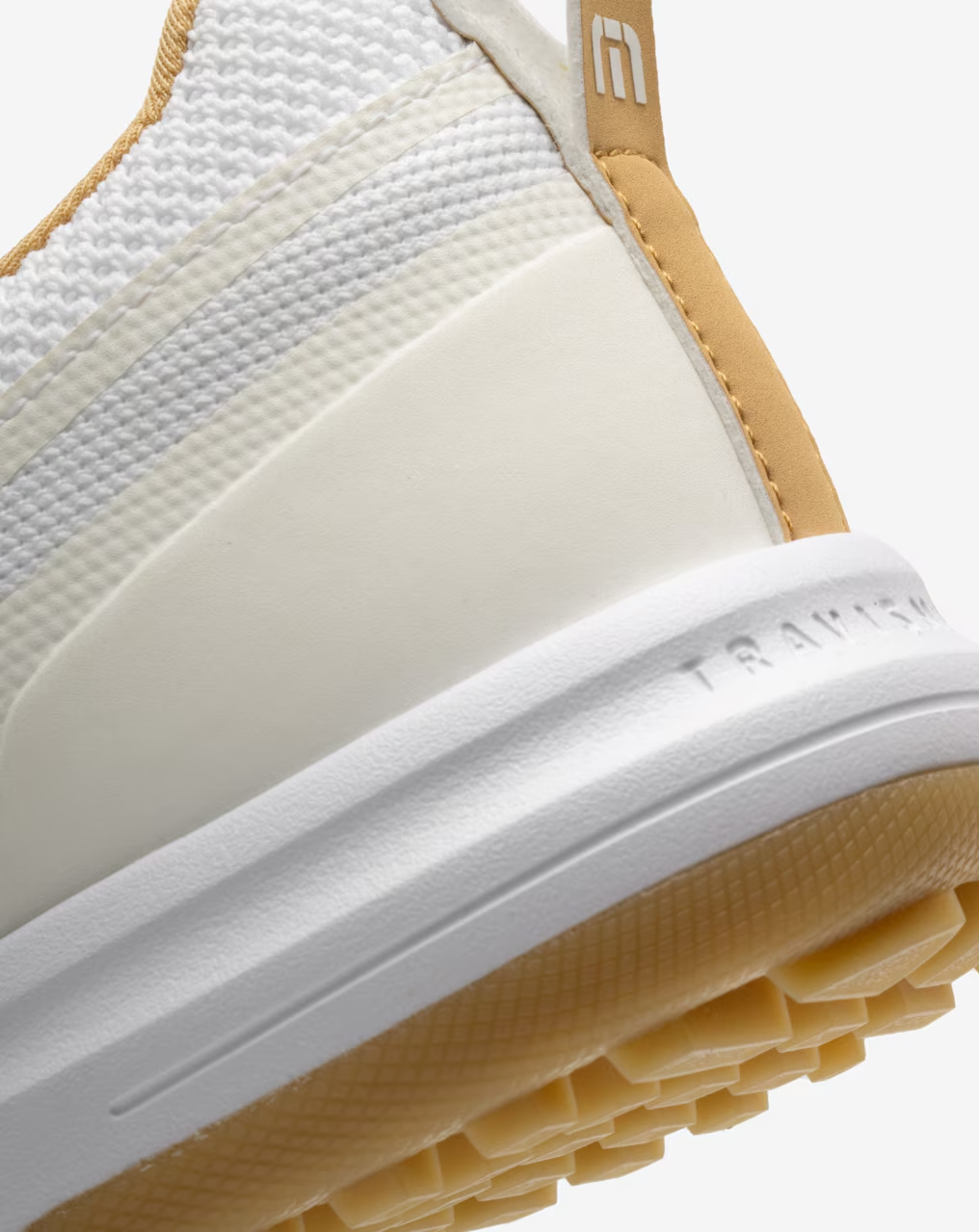 Travis Mathew The Daily Pro Hybrid Golf Shoe - White/Gum