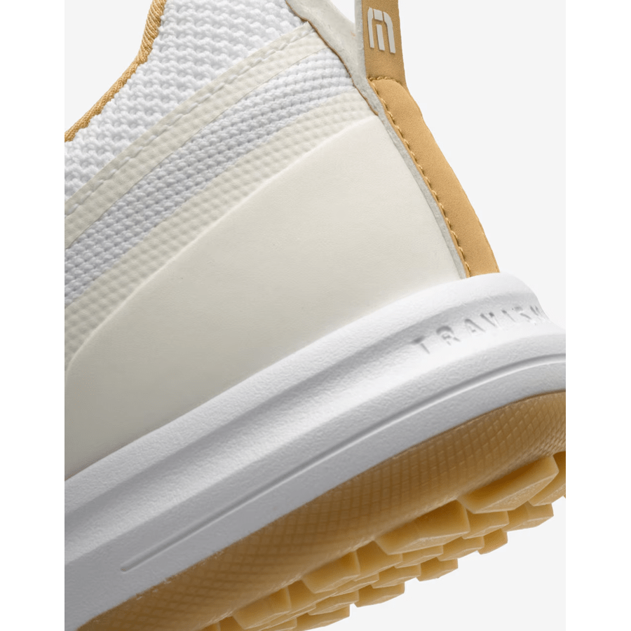 Travis Mathew The Daily Pro Hybrid Golf Shoe - White/Gum