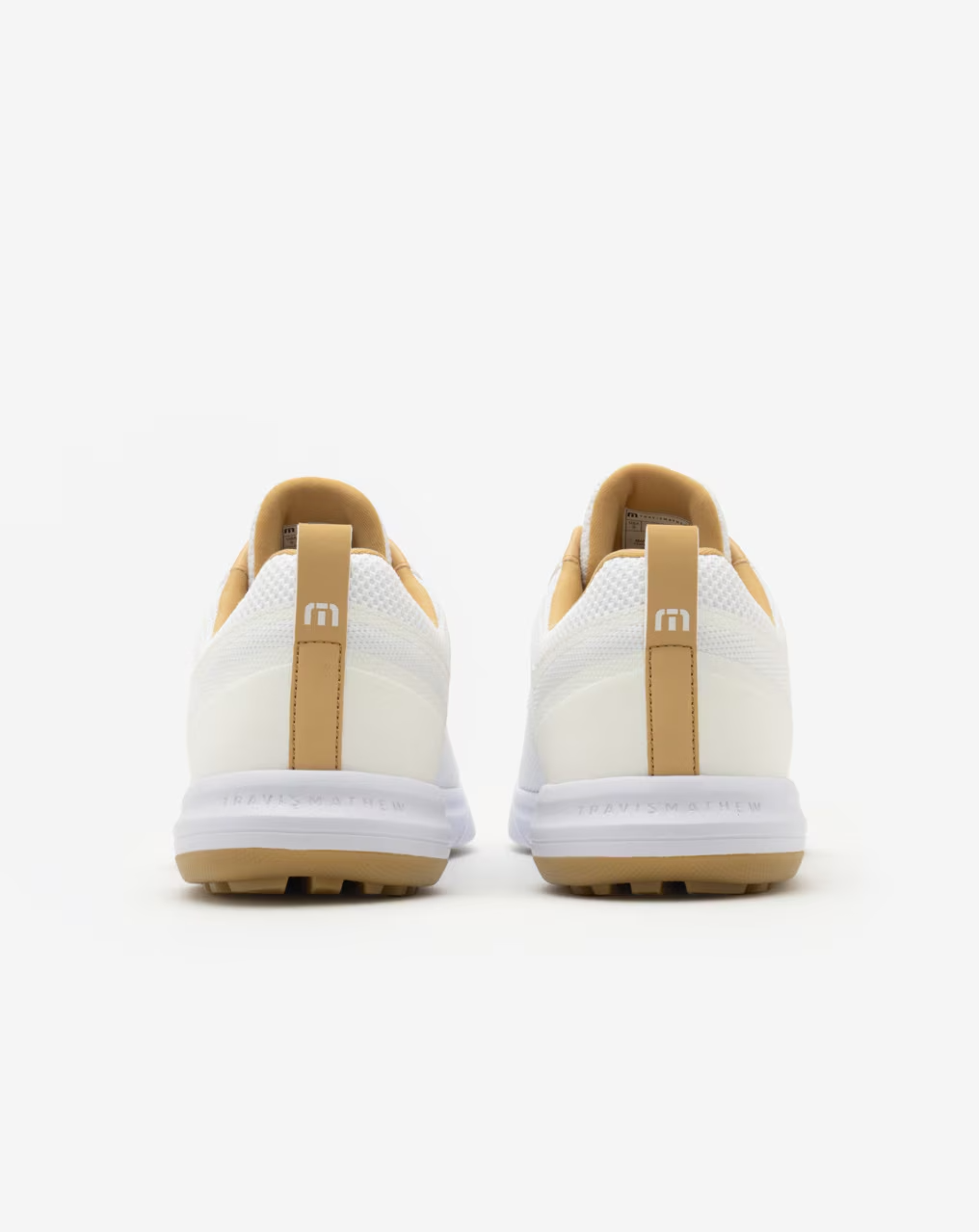 Travis Mathew The Daily Pro Hybrid Golf Shoe - White/Gum