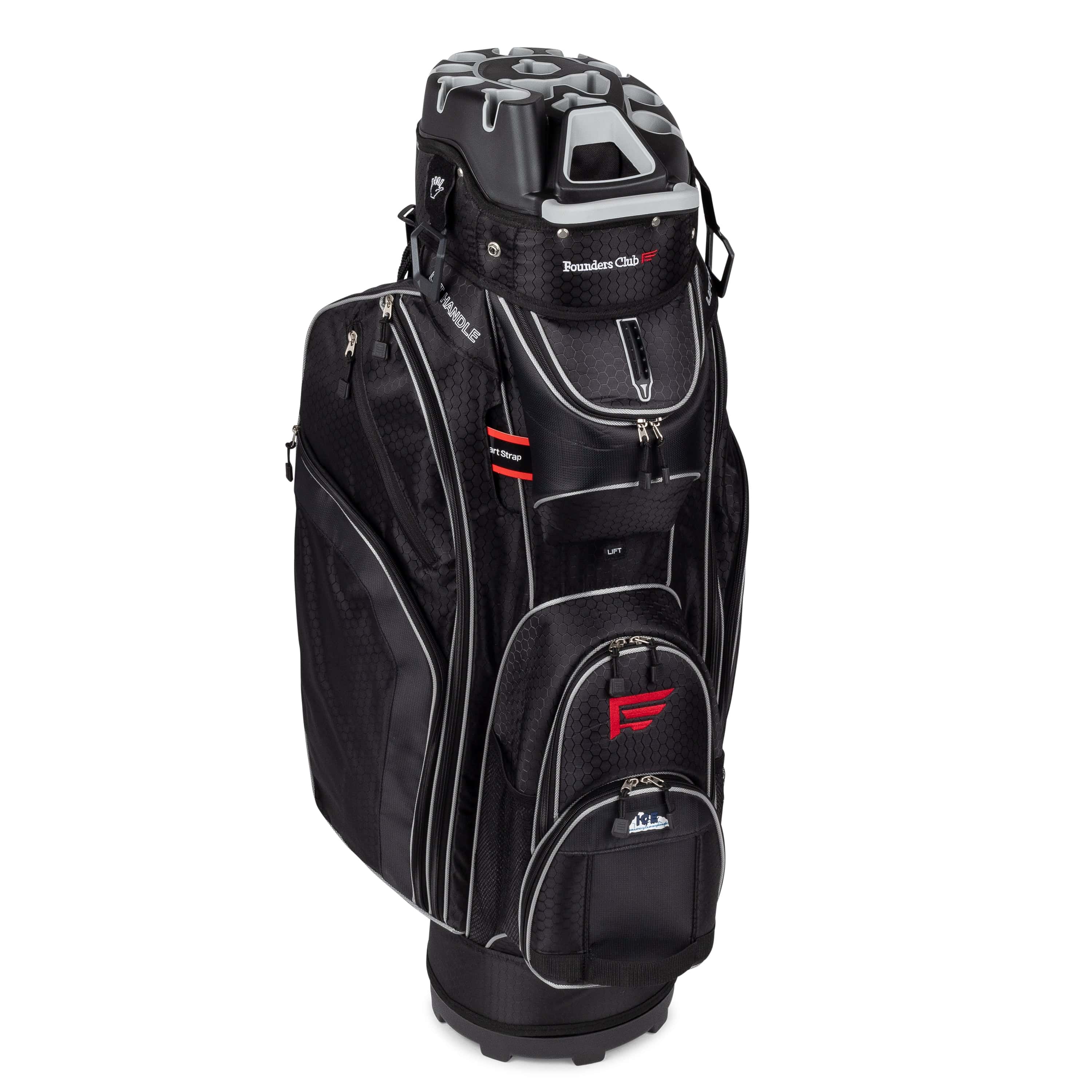 Founders Club Bomb Men's Golf Club Set with 14 Way Organizer Golf Black Bag Right Hand