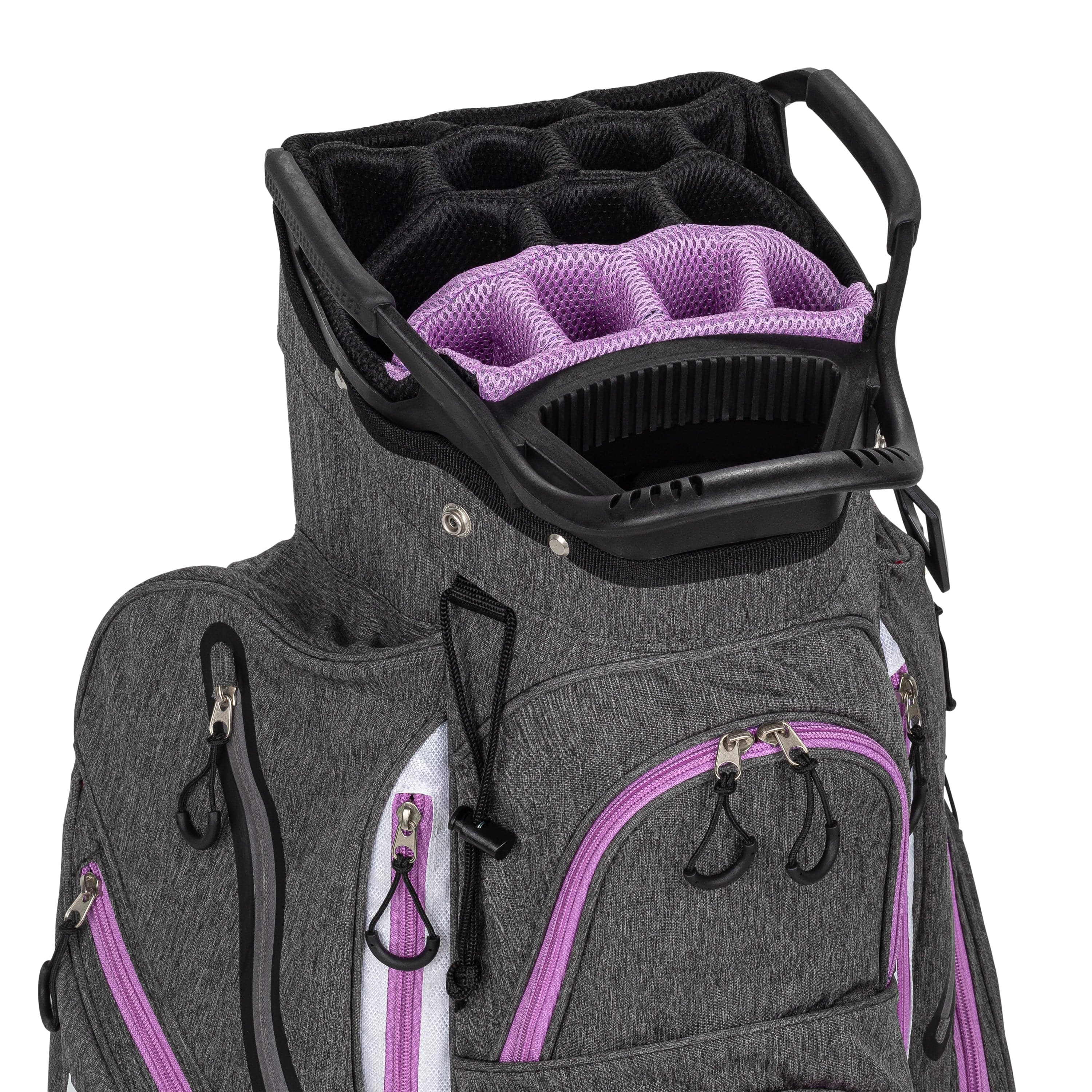 Founders Club Franklin Golf Cart Bag for Push Carts and Riding Carts with Detachable ball pocket panel for personalization