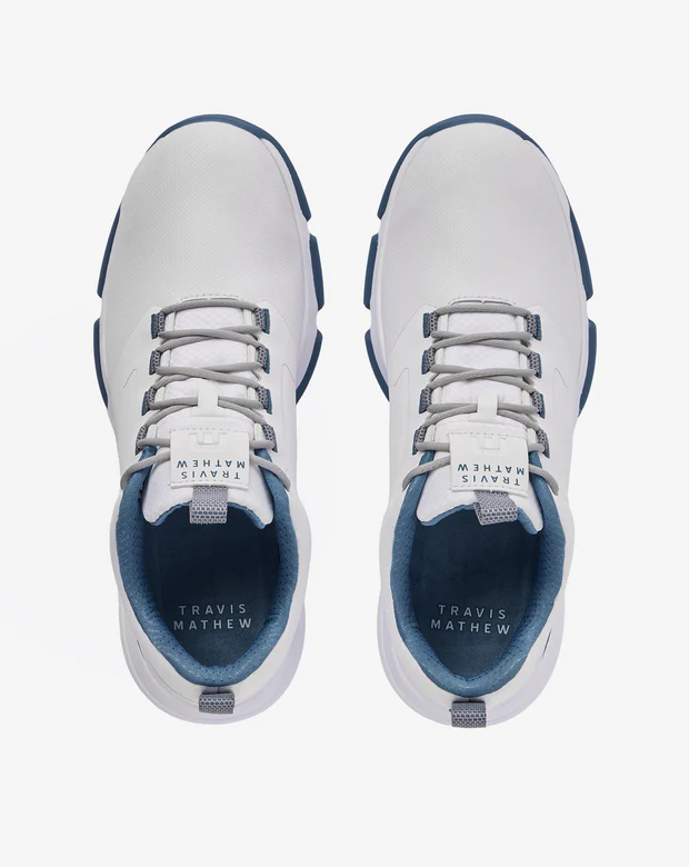 Travis Mathew The Ringer 2 Golf Shoe - White/Sleet