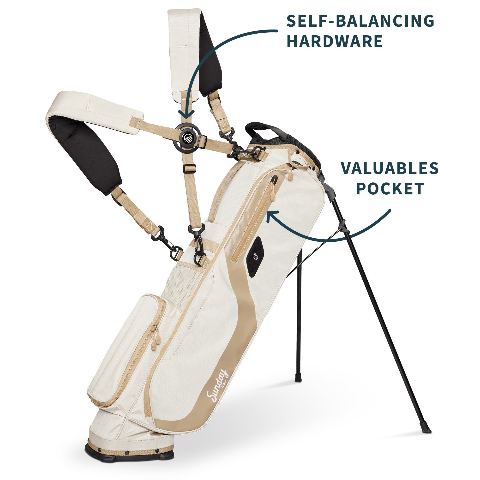 El Camino | Toasted Almond Walking Golf Bag