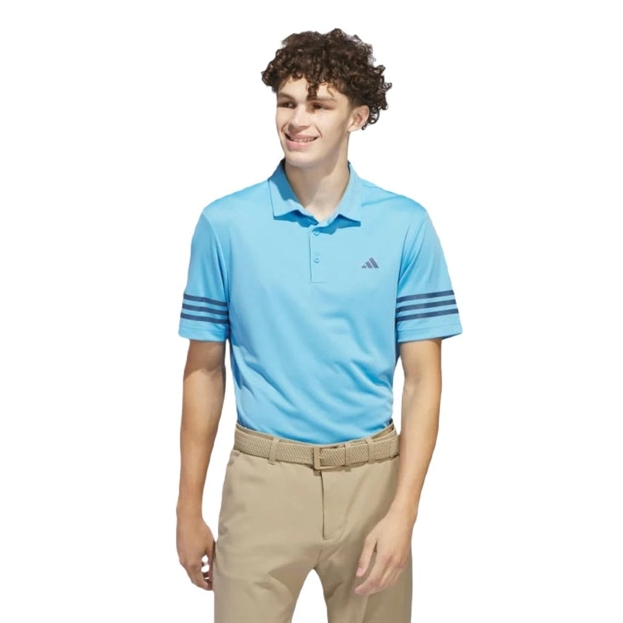 Adidas 3-Stripes Polo Shirt - Blue