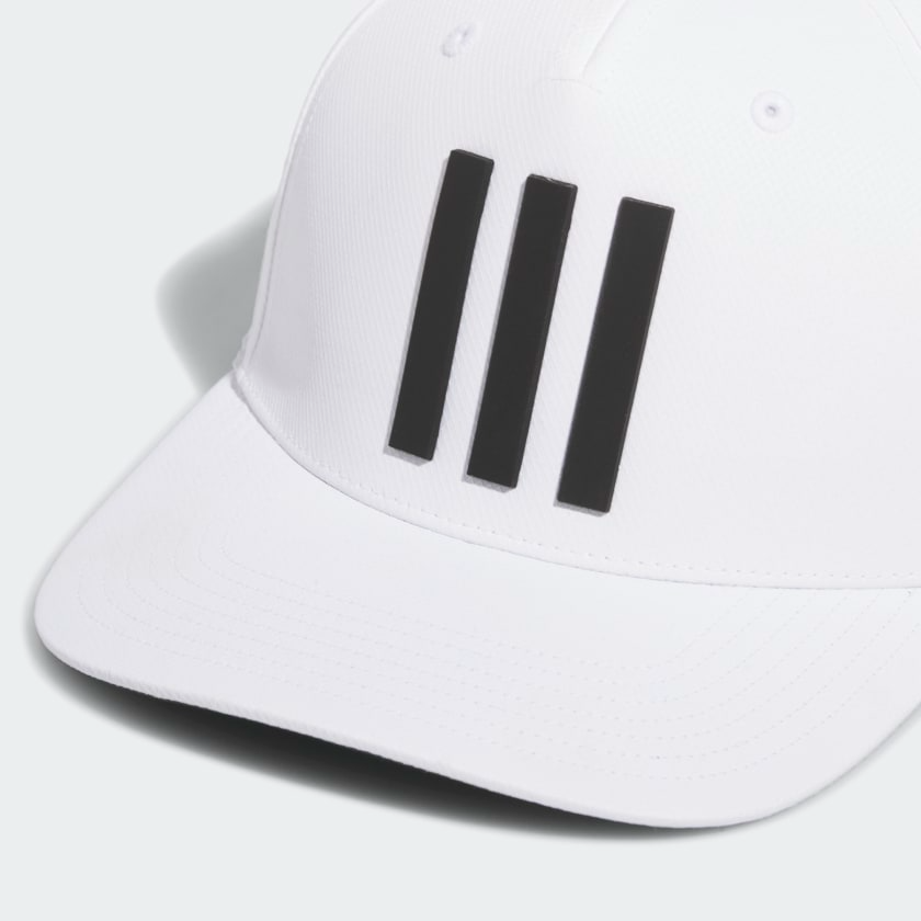 3-Stripes Tour Golf Hat - White