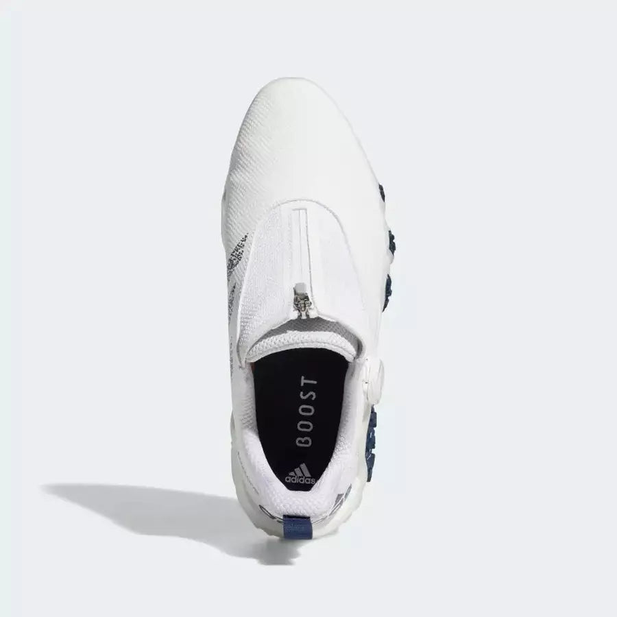 Adidas 2022 Men s Codechaos BOA Spikeless Shoes White Cloud White Crew Navy Crystal White 11.5