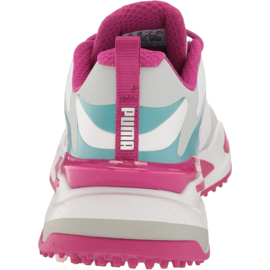 Puma GS Fast Ladies Spikeless Golf Shoes - Pink/White