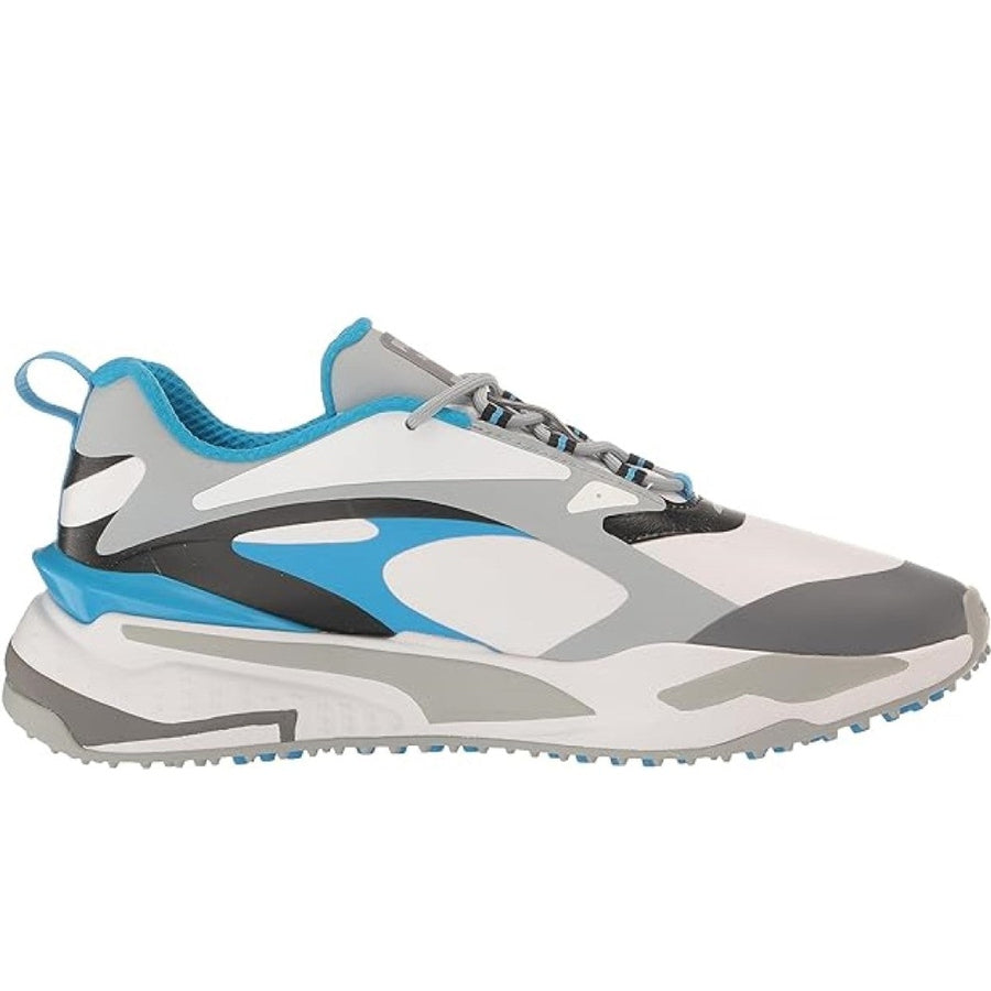 Puma GS Fast Spikeless Golf Shoes - Grey/Blue