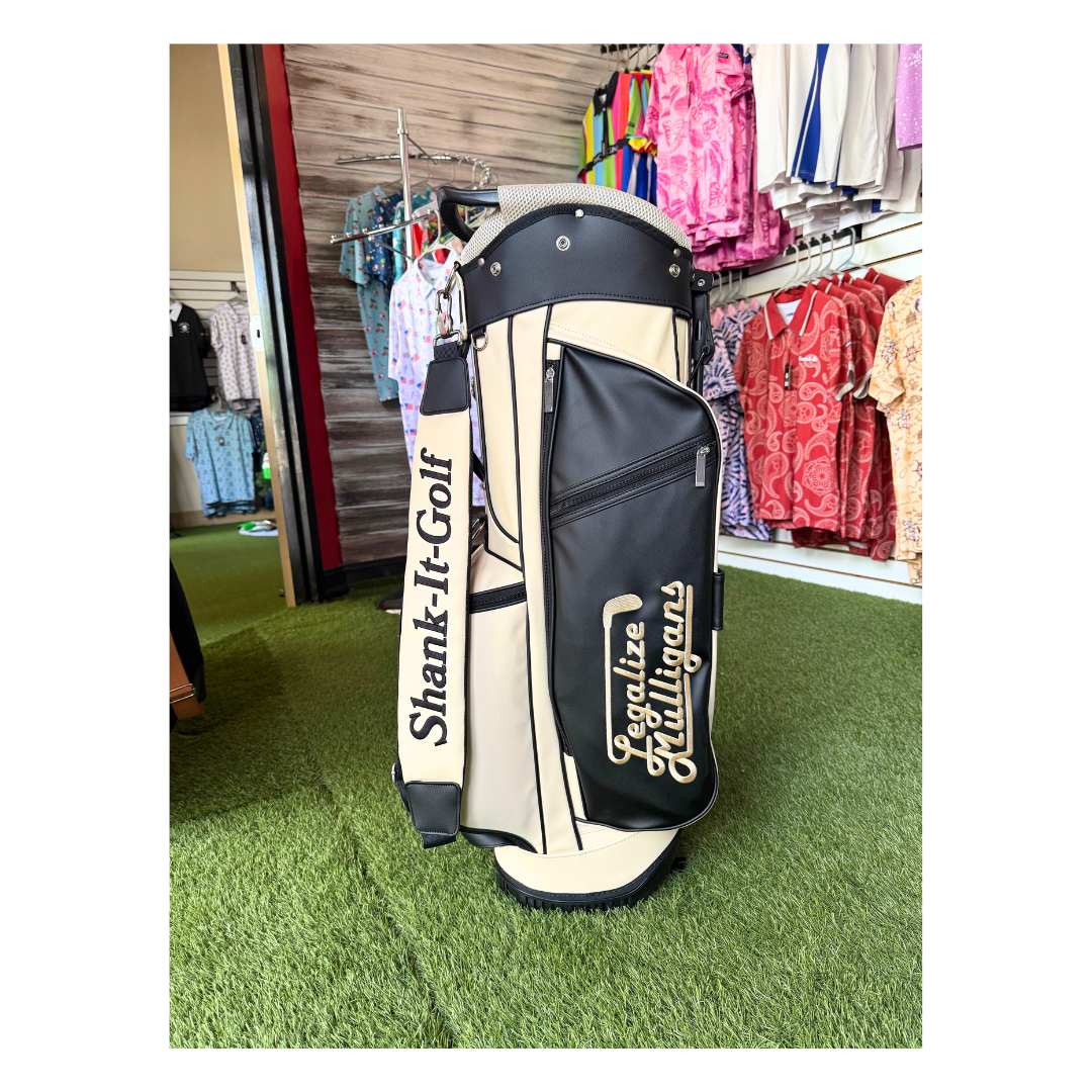 Legalize Mulligans Beige Golf Bag