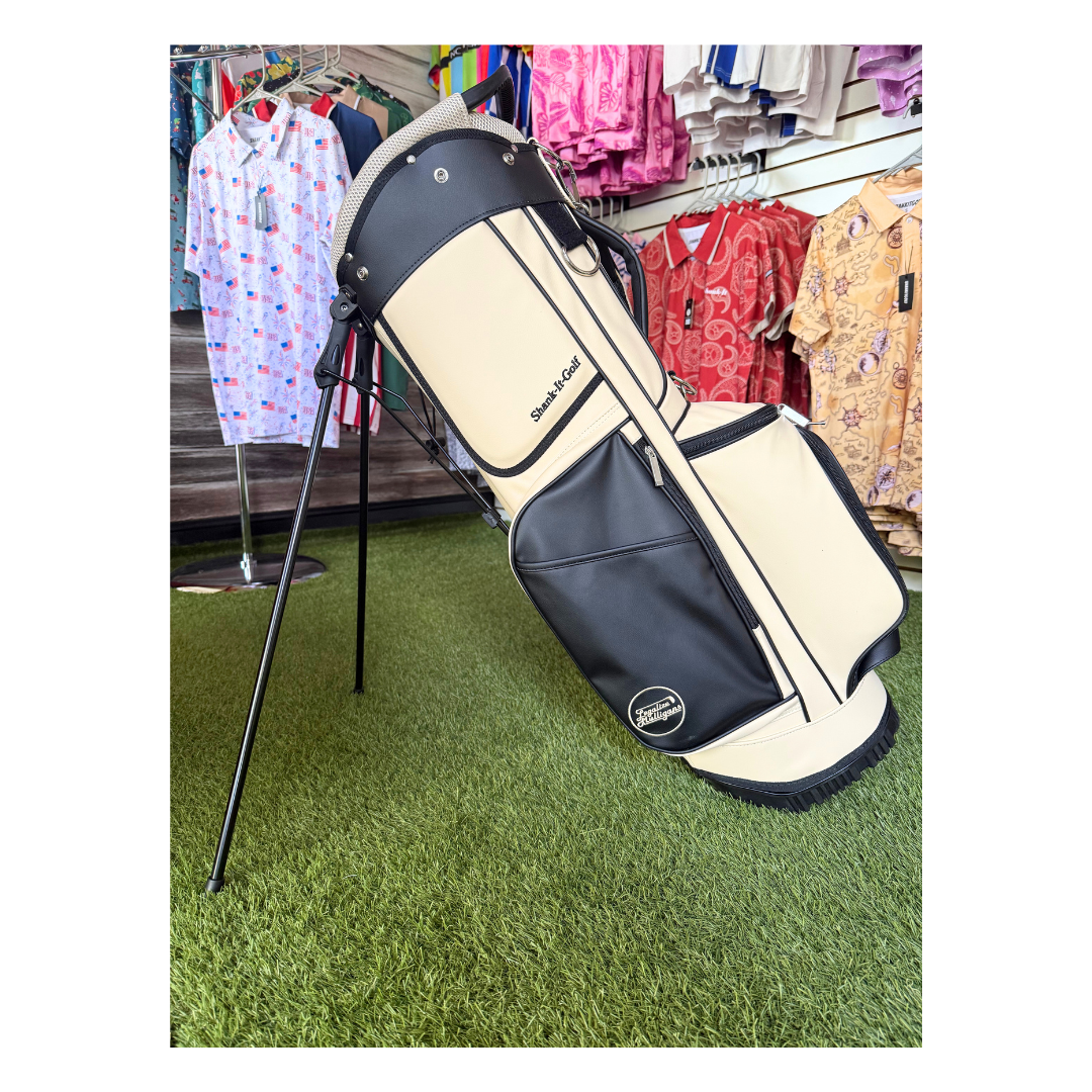 Legalize Mulligans Beige Golf Bag