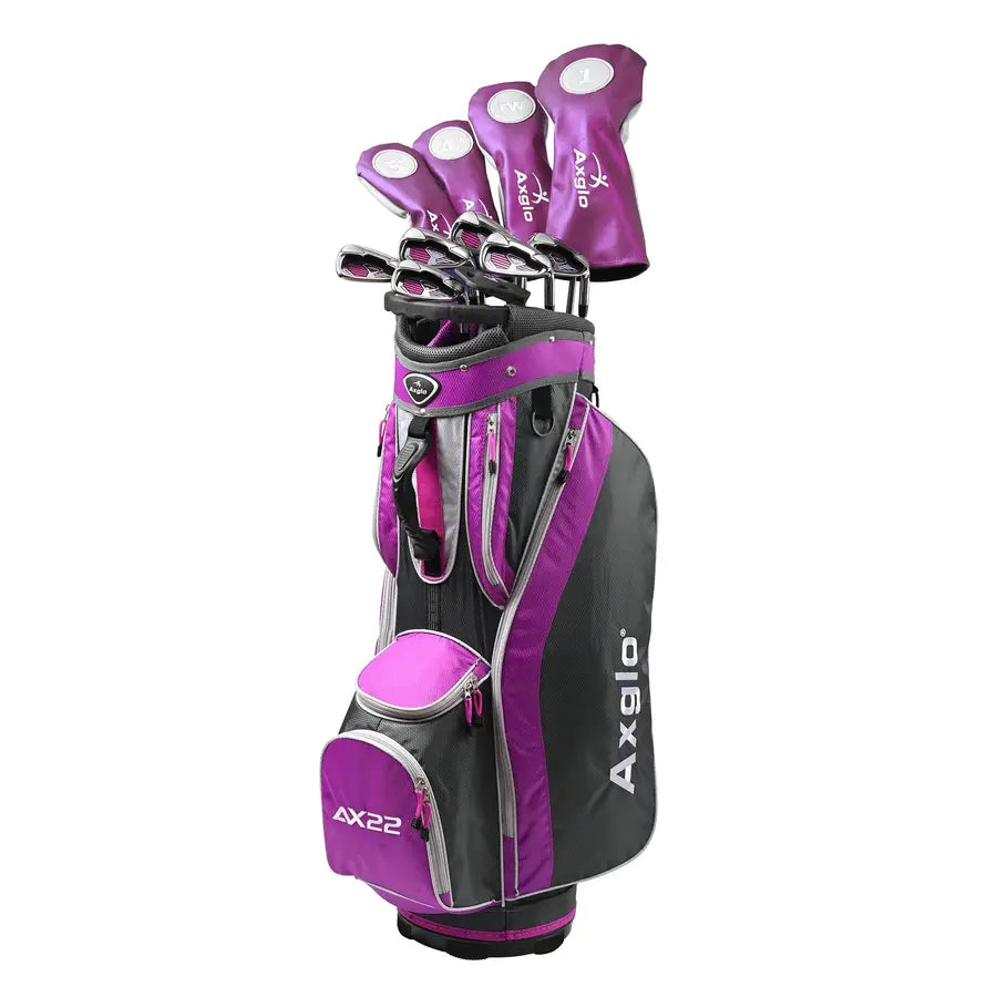 Axglo AX 22 - 16 Piece Ladies Complete Golf Set