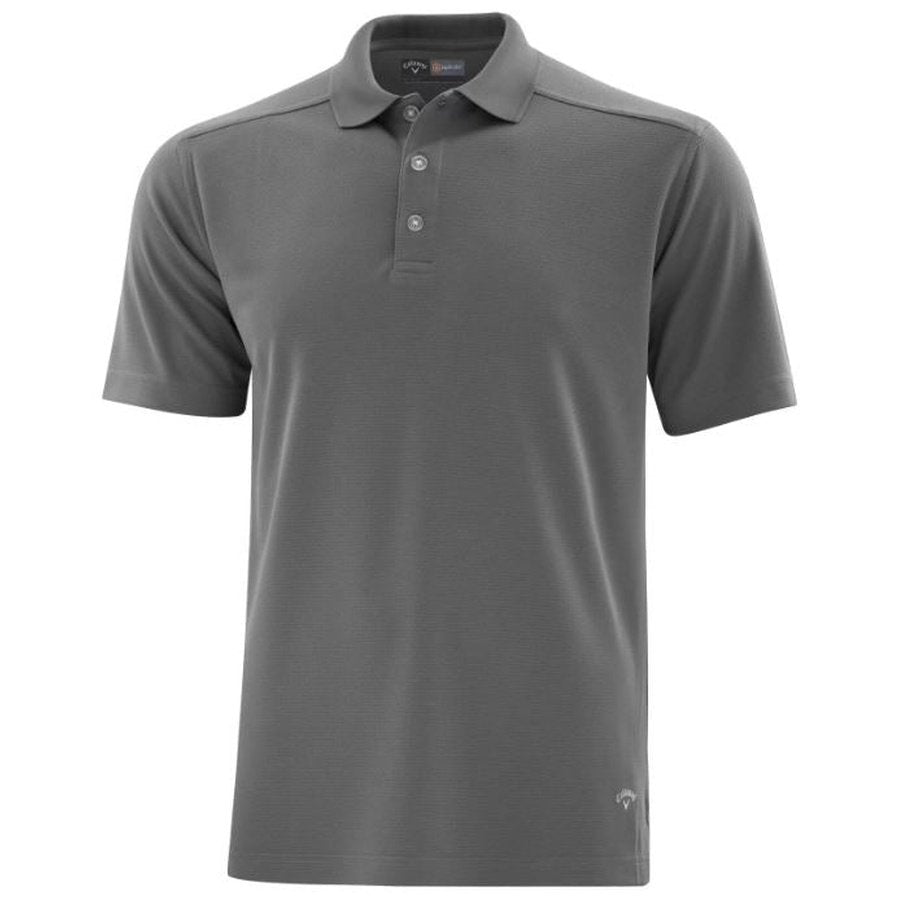 【限定】Callaway CLUBHAUS Polo Black L Callaway Men's Black Opti-Vent Polo