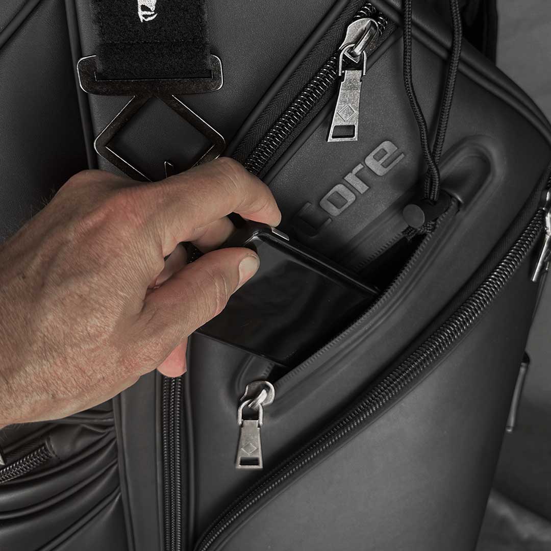 RevCore Lux Golf Cart Bag | 14 Way Velvet Lined Dividers