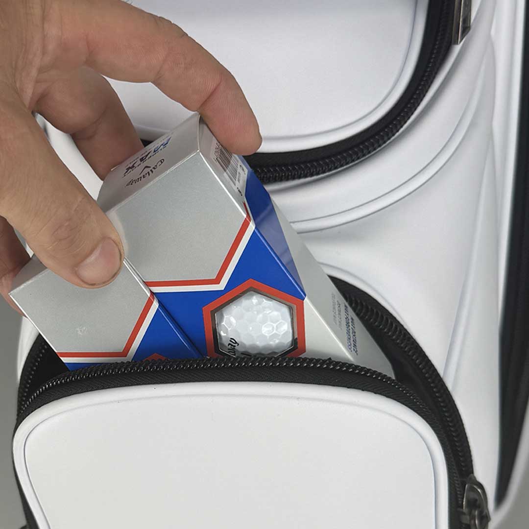 RevCore Lux Golf Cart Bag | 14 Way Velvet Lined Dividers