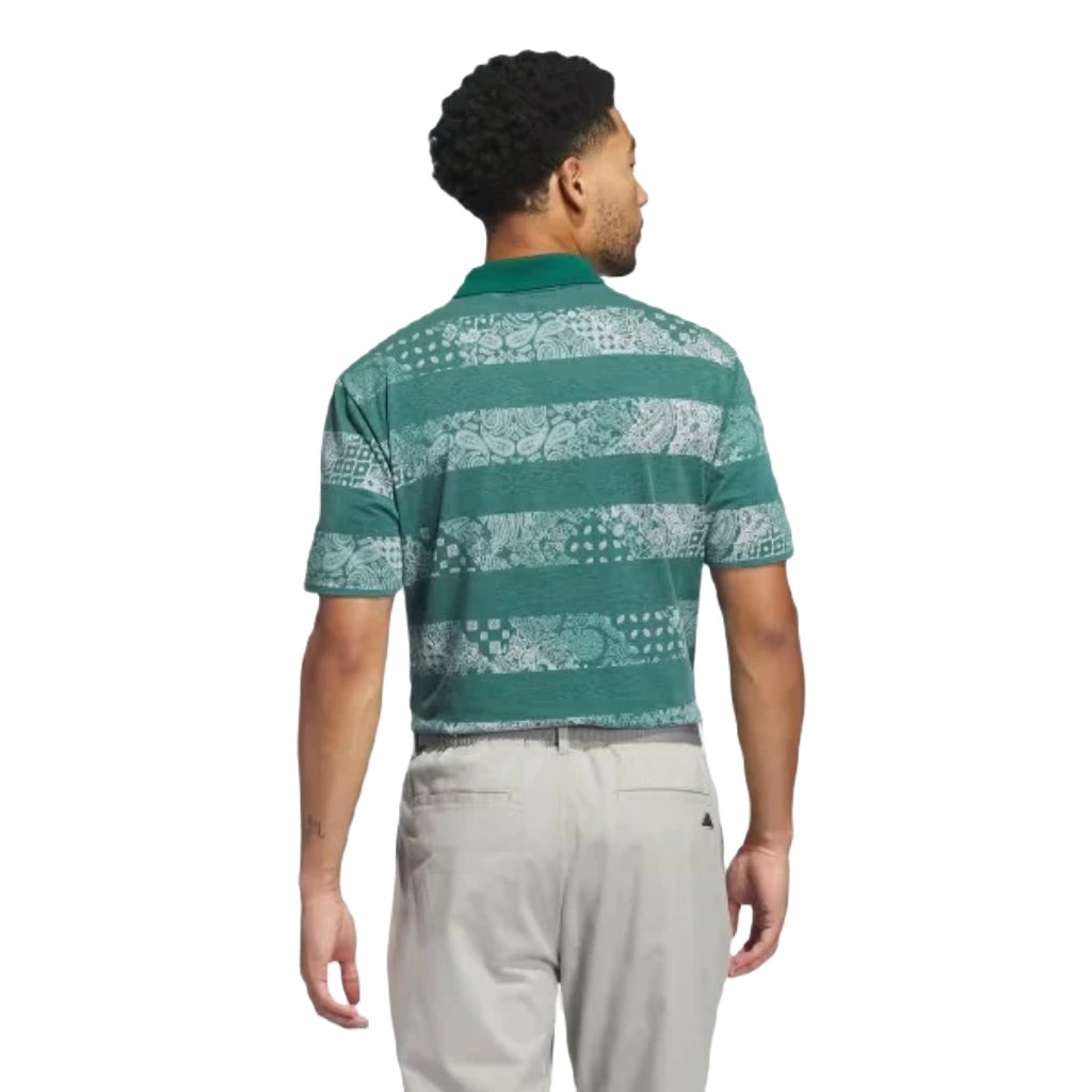 Adidas Men's Go-To Print Polo - Green