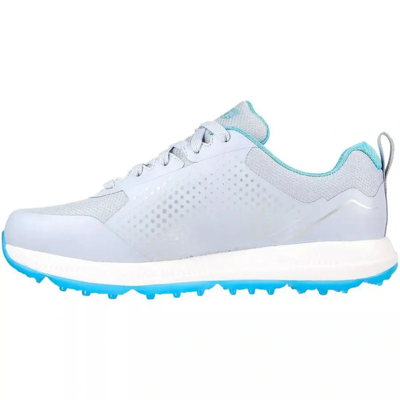 Skechers Ladies GO GOLF Elite 5 Sport Spikeless Golf Shoes - Grey/Aqua