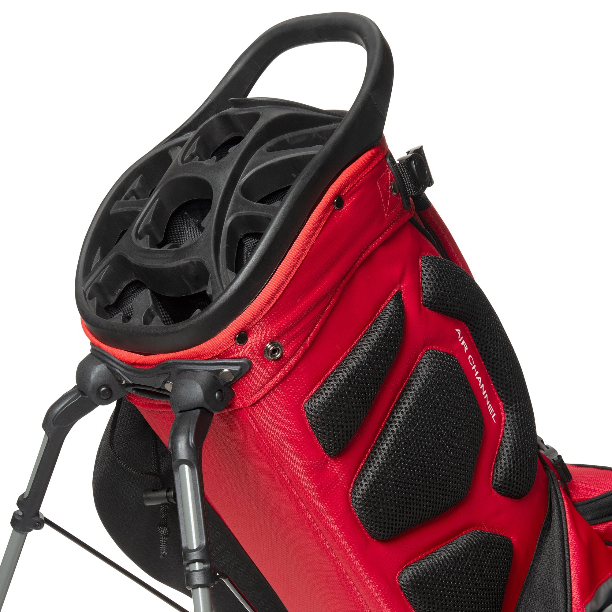 Founder's Club キャディバッグ 黒/赤 Founders Club 3rd Generation Premium Organizer 14 Way Golf Cart