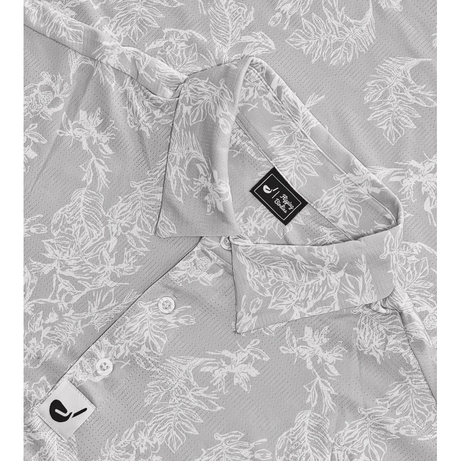 SMOKED FLORAL POLO