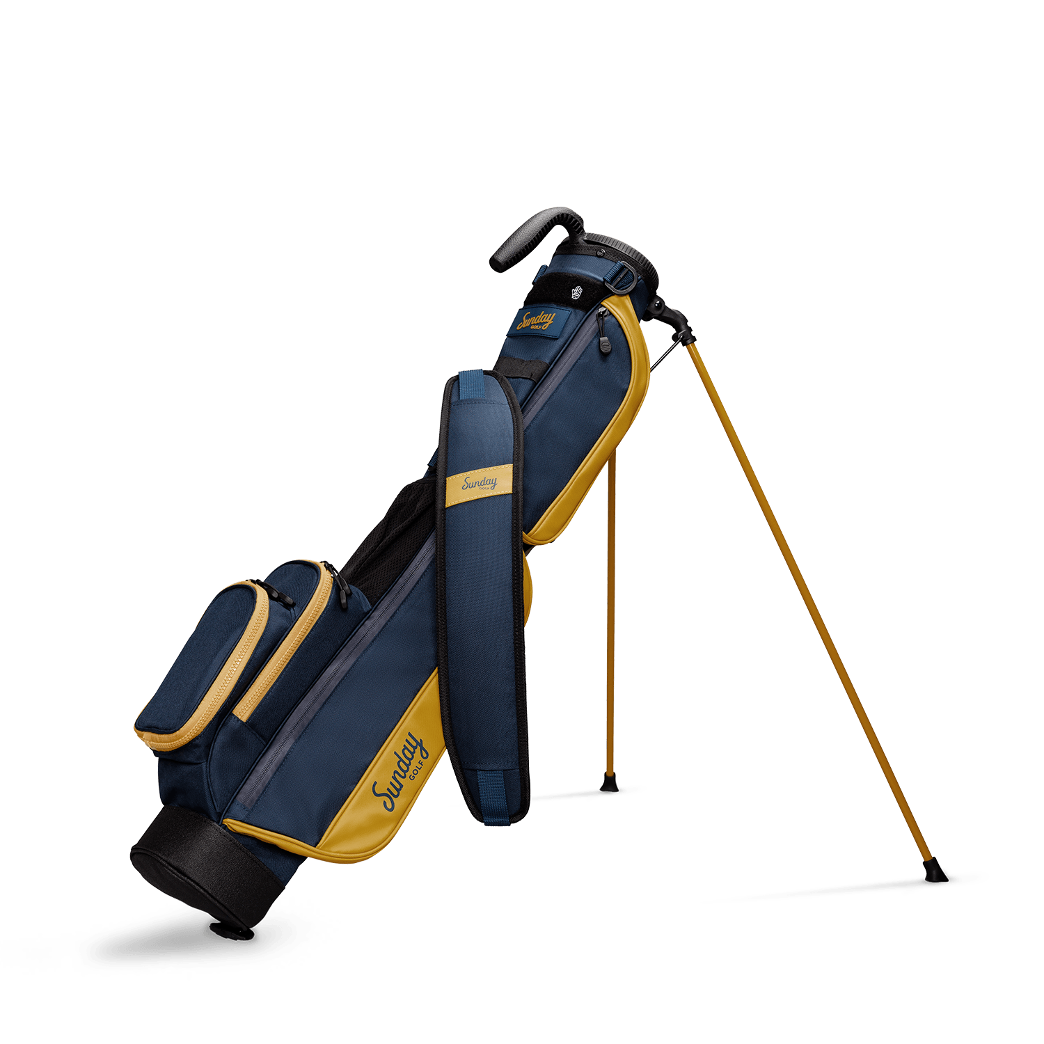 The Loma | Navy + Gold Par 3 Bag