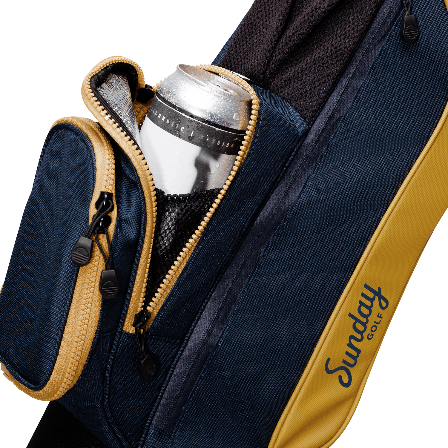 The Loma | Navy + Gold Par 3 Bag