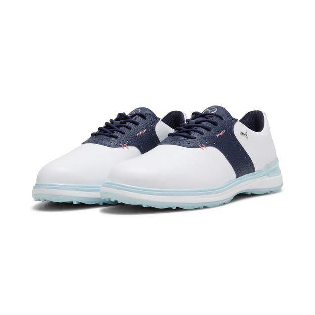 Puma AVANT Spikeless Golf Shoes - White/Navy