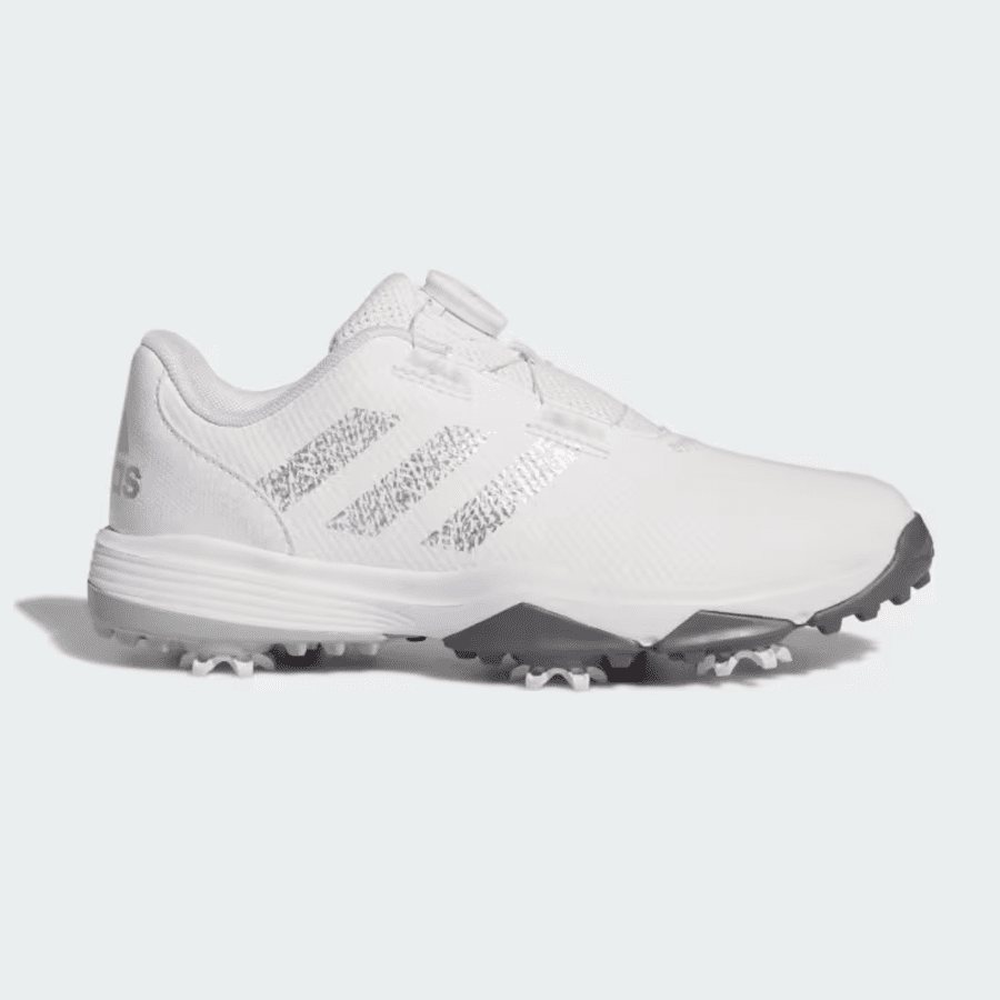 Adidas Junior's Codechaos 22 BOA Golf Shoes - White