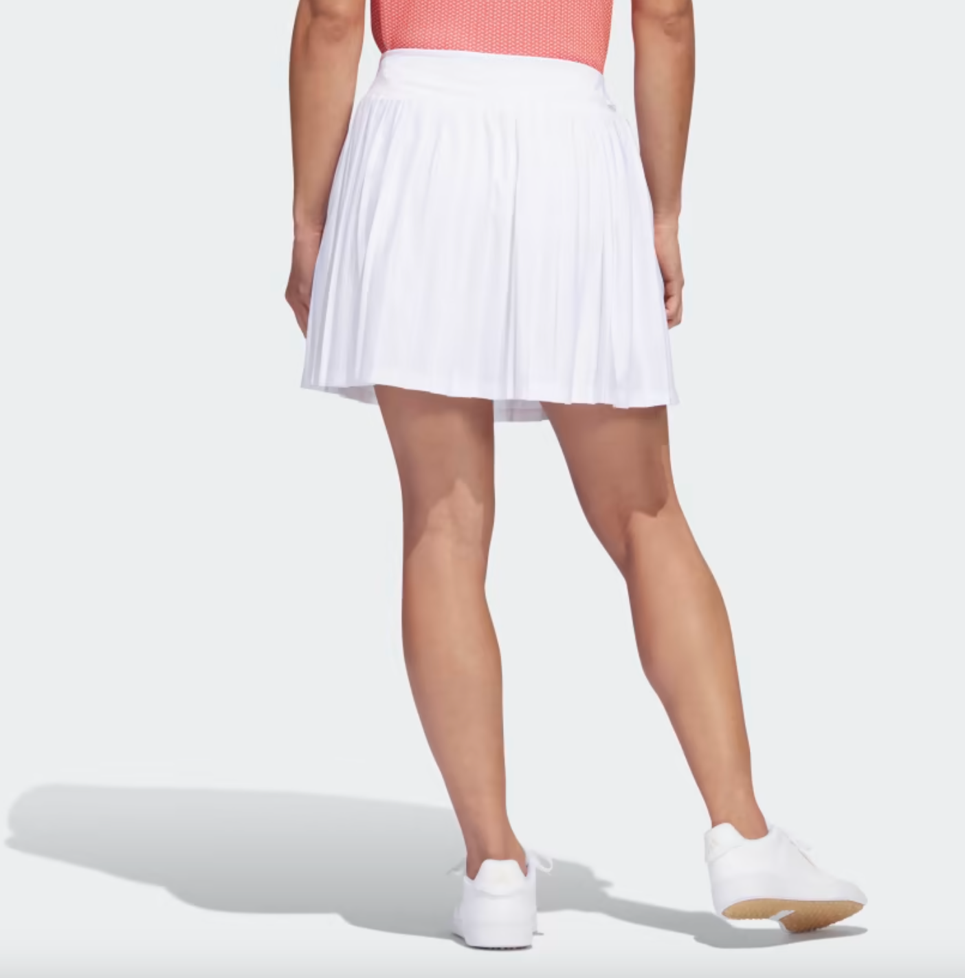 Adidas Ultimate365 Tour Pleated 15-Inch Skort - White