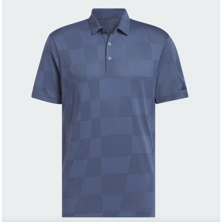 Adidas Ultimate365 Textured Polo Shirt - Blue