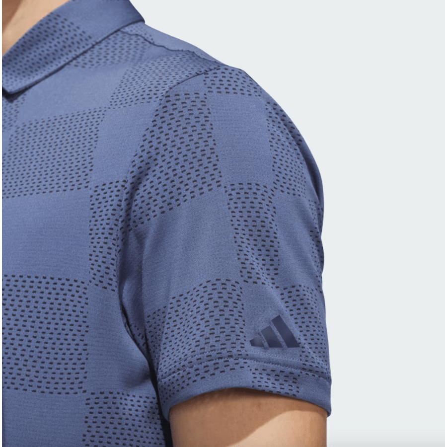 Adidas Ultimate365 Textured Polo Shirt - Blue