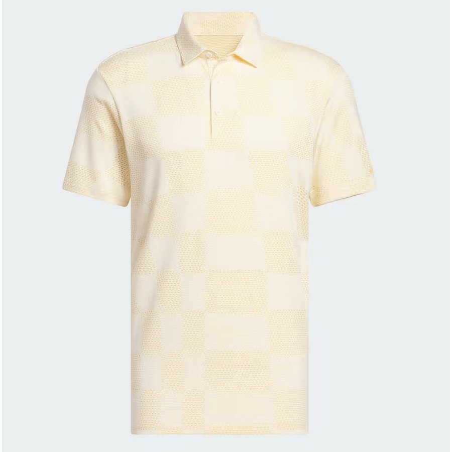 Adidas Ultimate365 Textured Polo Shirt - Beige