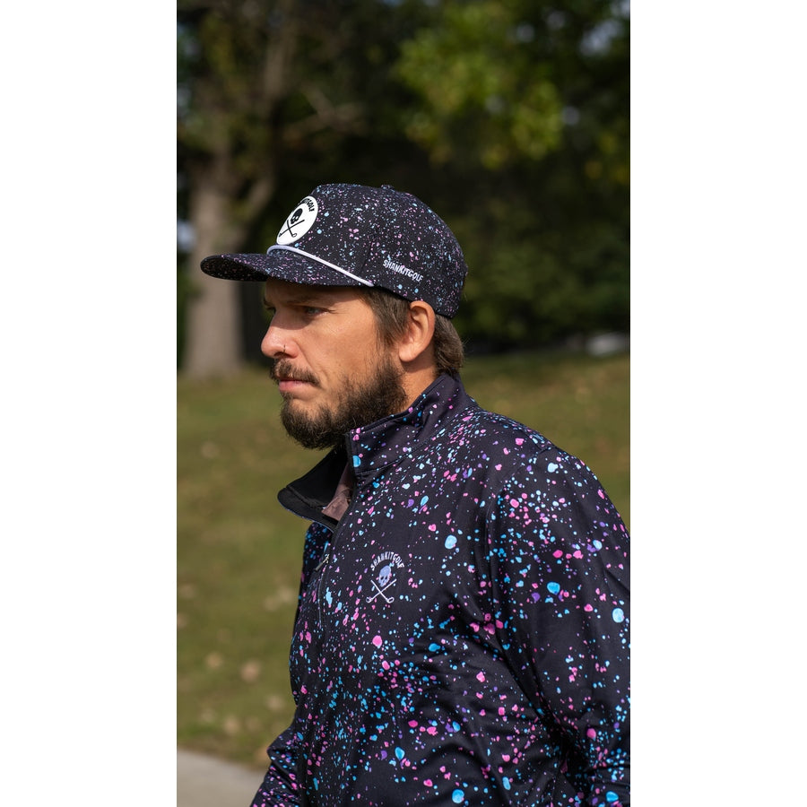 Paint Splatter Quarter Zip