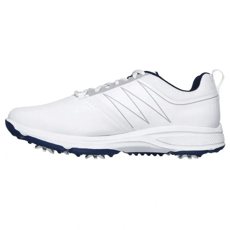 Skechers Men's GO GOLF Torque Spiked Golf Shoes - White/Navy