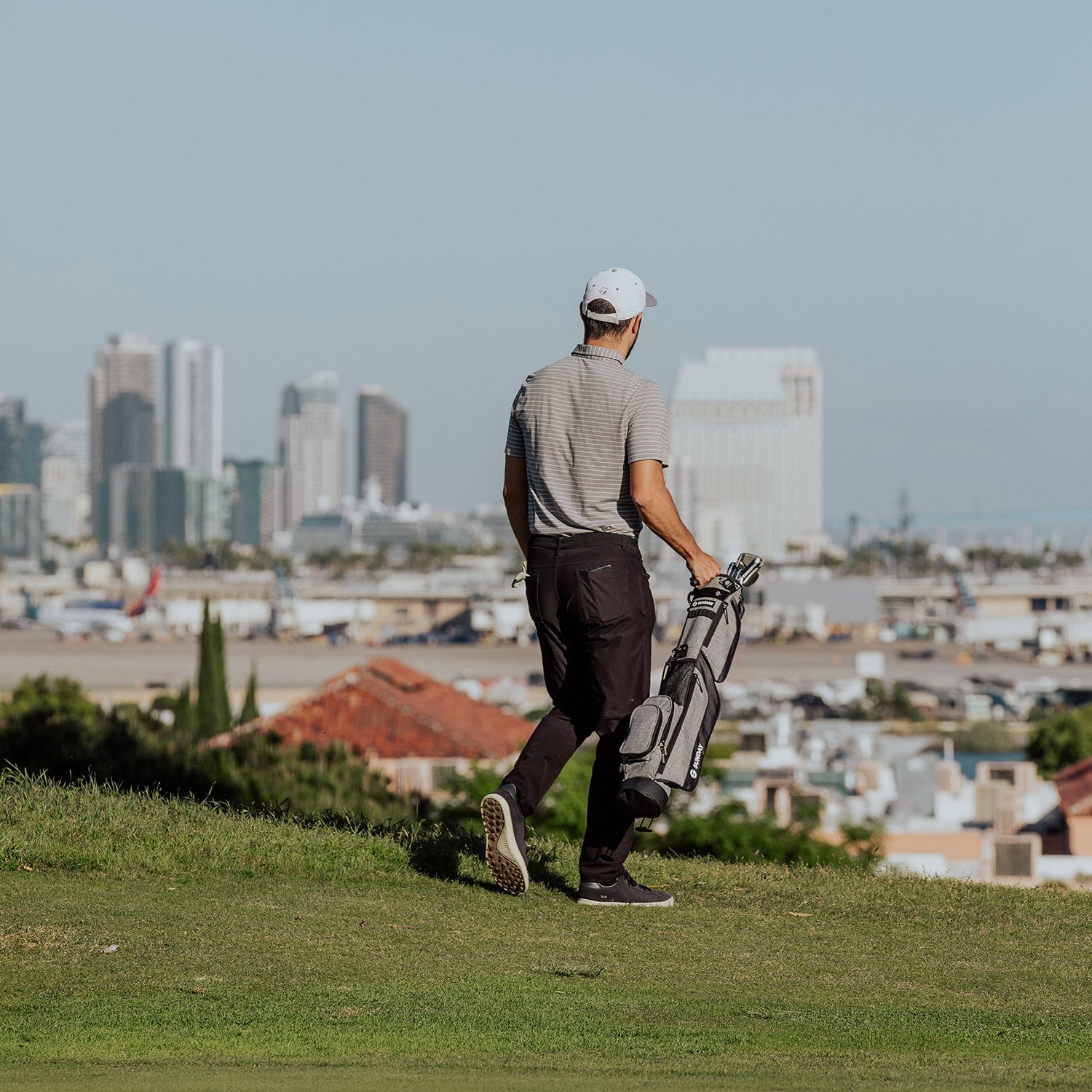 The Loma | Heather Gray Par 3 Bag