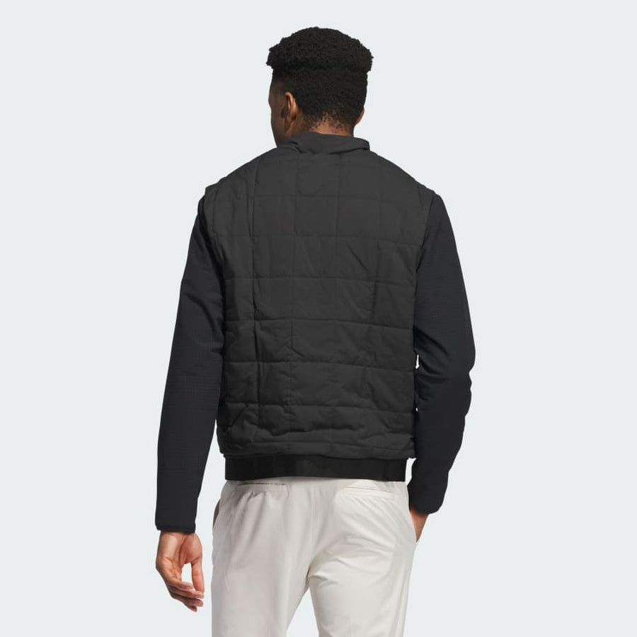 Adidas Ultimate365 Quilted DWR Half Zip Pullover - Black